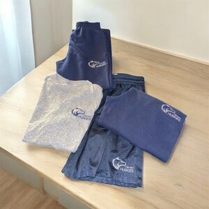 Harvest Huskies Blue and Gray Athletic Set